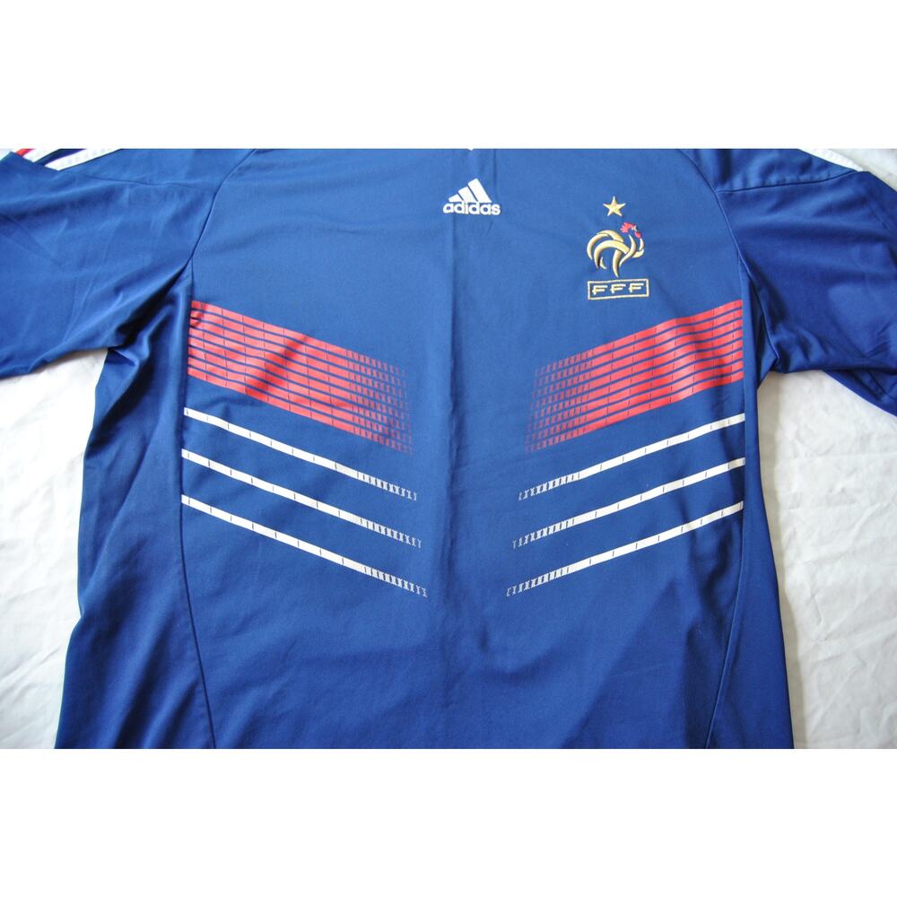 France 2009/2011 Adidas Home Football (Soccer) Jersey Blue & Red XX-Large - Picture 2 of 13
